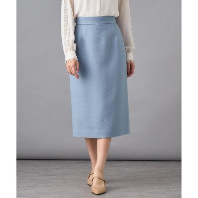 【セットアップ対応商品】ウールプリペラストレート　スカート