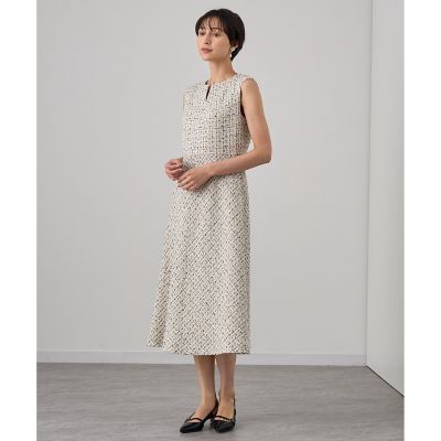 セットアップ対応商品】ファンシーラメツイードバイヤス ワンピース