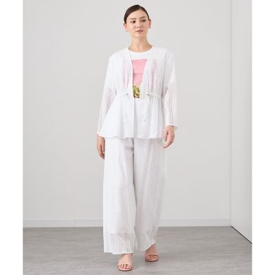 【セットアップ対応商品】レース刺繍ストリング　ジャケット
