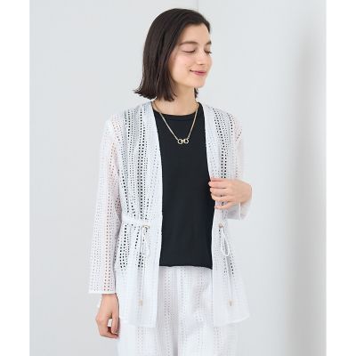 【セットアップ対応商品】レース刺繍ストリング　ジャケット