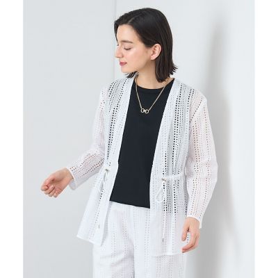 【セットアップ対応商品】レース刺繍ストリング　ジャケット