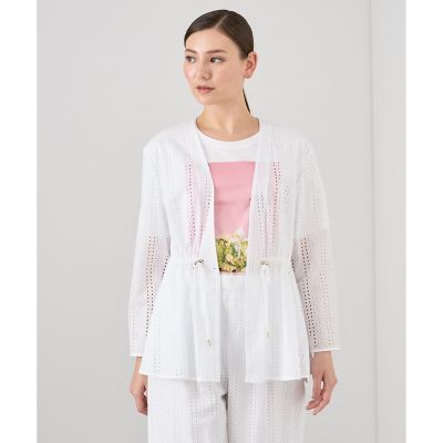 【セットアップ対応商品】レース刺繍ストリング　ジャケット