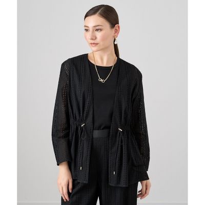 セットアップ対応商品】レース刺繍ストリング ジャケット