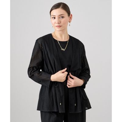 【セットアップ対応商品】レース刺繍ストリング　ジャケット