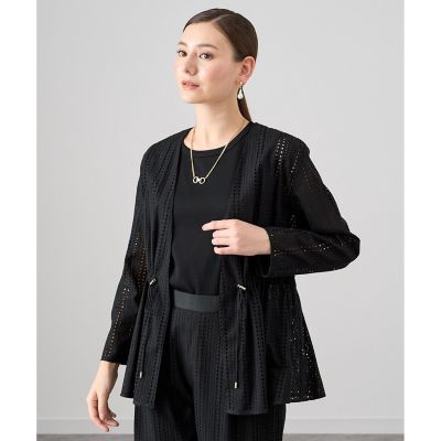 【セットアップ対応商品】レース刺繍ストリング　ジャケット