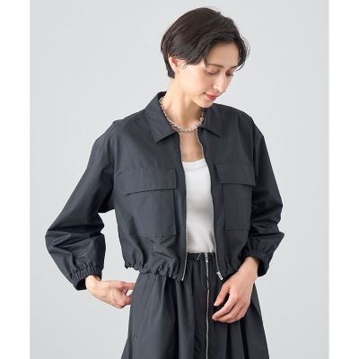 新品・未使用 ANAYI シャンブレータフタフードブルゾン 美品】 アナイ シャンブレータフタブルゾン シャンブレータフタ