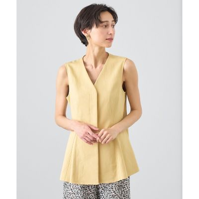 セットアップ対応商品】シャンブレーペプラムジレ | ANAYI