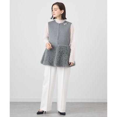 ウールファーペプラムジレ | ANAYI/アナイ | 三越伊勢丹オンライン