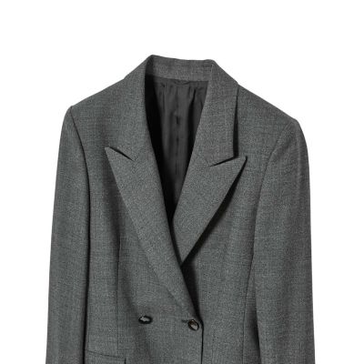【セットアップ対応商品】サキソニーストレッチダブルジャケット