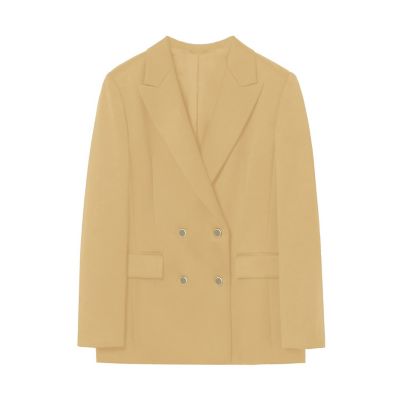 【セットアップ対応商品】ウールサテンダブル　ジャケット