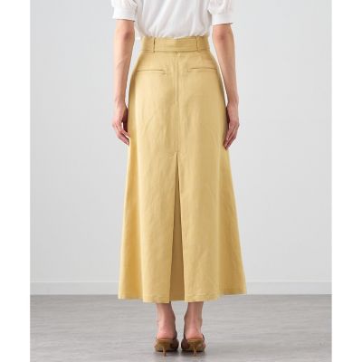【セットアップ対応商品】シャンブレーマキシ　スカート
