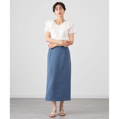 【セットアップ対応商品】パウダリータイトロング　スカート