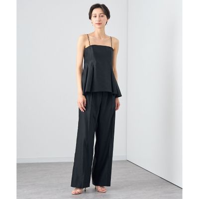 セットアップ対応商品】リネンストレッチワイドパンツ | ANAYI