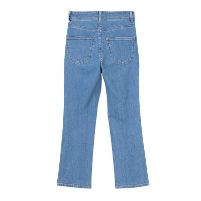 ストレッチデニムストレートパンツ
