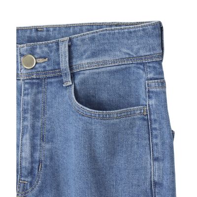 ストレッチデニムストレートパンツ