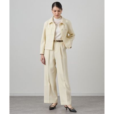 【セットアップ対応商品】ワッフルツイードワイドパンツ