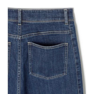 ストレッチデニムワイドパンツ