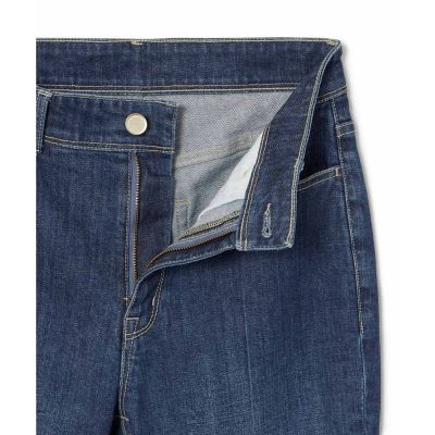ストレッチデニムストレートパンツ