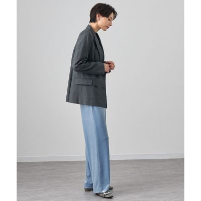 トリアセベロアストレートパンツ