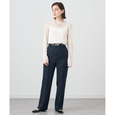 【セットアップ対応商品】インターツイードロングパンツ