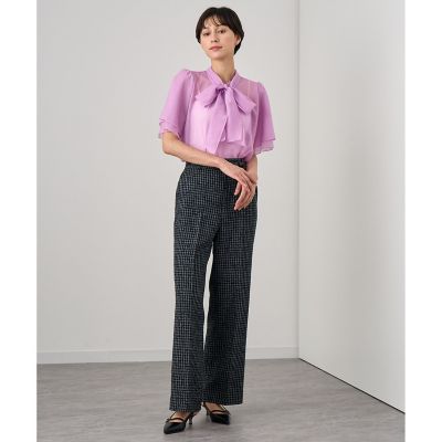 【セットアップ対応商品】インターツイードロングパンツ