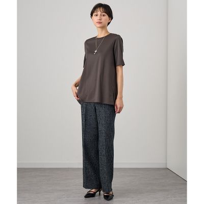 【セットアップ対応商品】インターツイードロングパンツ