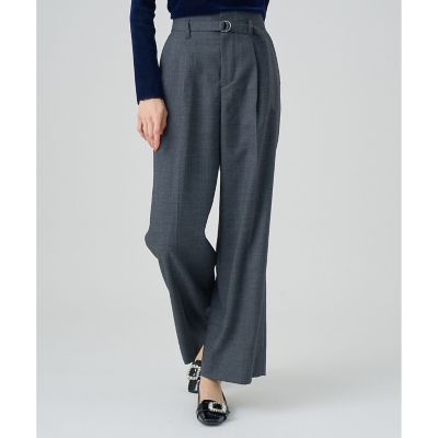 【セットアップ対応商品】サキソニーストレッチワイドパンツ