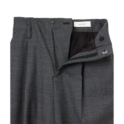 【セットアップ対応商品】サキソニーストレッチワイドパンツ
