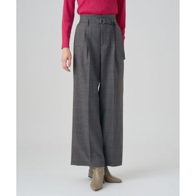 【セットアップ対応商品】サキソニーストレッチワイドパンツ