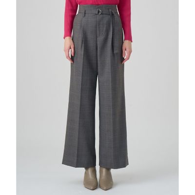 【セットアップ対応商品】サキソニーストレッチワイドパンツ