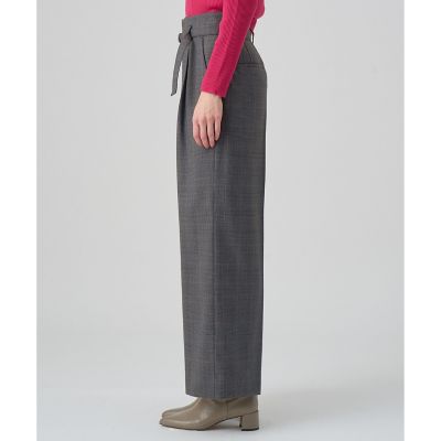 【セットアップ対応商品】サキソニーストレッチワイドパンツ