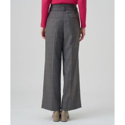 【セットアップ対応商品】サキソニーストレッチワイドパンツ