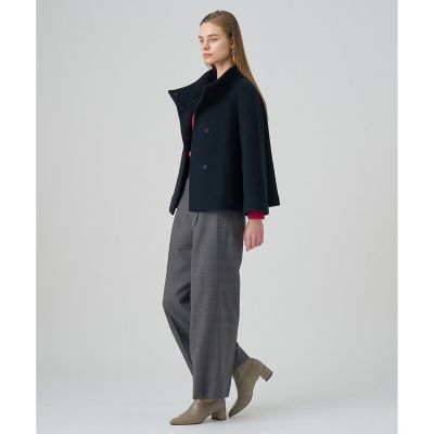 【セットアップ対応商品】サキソニーストレッチワイドパンツ