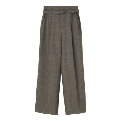 【セットアップ対応商品】サキソニーストレッチワイドパンツ