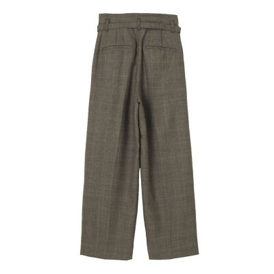 【セットアップ対応商品】サキソニーストレッチワイドパンツ