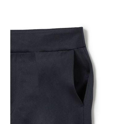 【セットアップ対応商品】ウールサテンストレートパンツ