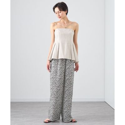 【セットアップ対応商品】リネンストレッチビスチェ