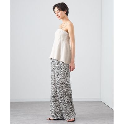【セットアップ対応商品】リネンストレッチビスチェ
