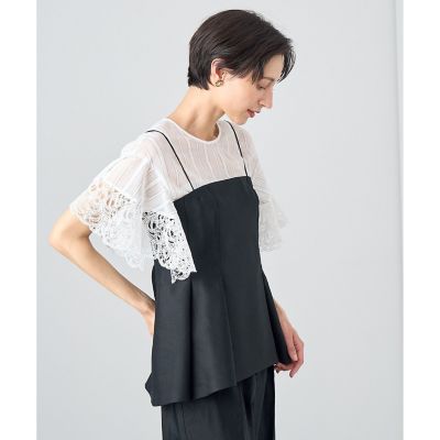 【セットアップ対応商品】リネンストレッチビスチェ