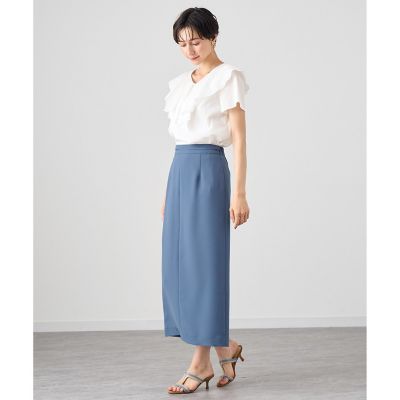 【984】新品　アナイ　オーガンジーパフスリーブ ブラウス　白　36 キャミなし 984】新品 アナイ オーガンジーパフスリーブ ブラウス 白 36