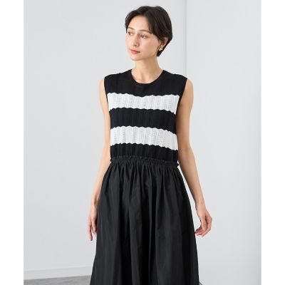 レーシーニットドッキング　ワンピース