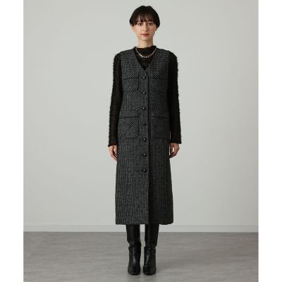 【セットアップ対応商品】ファンシーラメツイードバイヤス ワンピース|ANAYI OFFICIAL ONLINE STORE｜アナイ 公式サイト