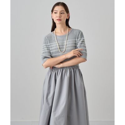 ANAYI/アナイ フェザーボーダードッキングワンピース フェザーボーダードッキングワンピース | ANAYI/アナイ | 三越