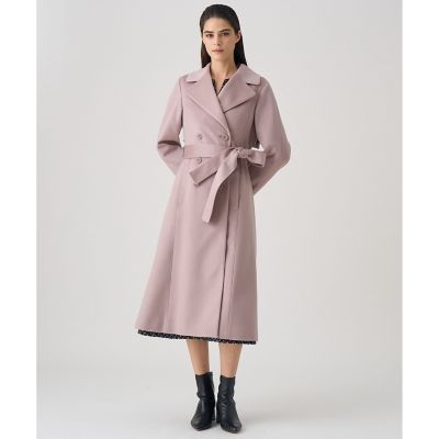 カシミヤドレストレンチコート