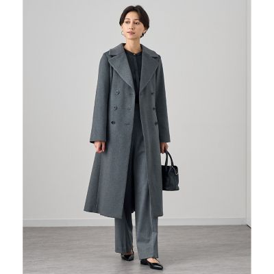 カシミヤドレストレンチコート
