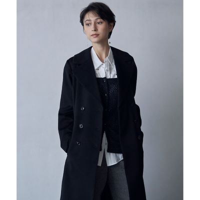 カシミヤドレストレンチコート
