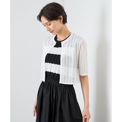 レーシーニット　カーディガン