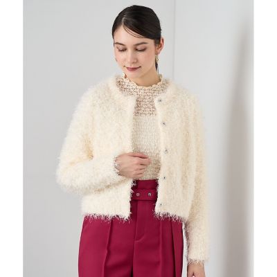 ペーパーフェザーモール カーディガン | ANAYI/アナイ | 三越伊勢丹