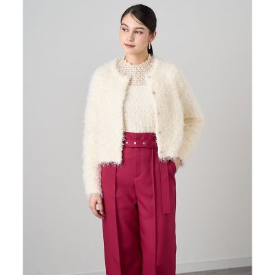 ペーパーフェザーモール カーディガン | ANAYI/アナイ | 三越伊勢丹