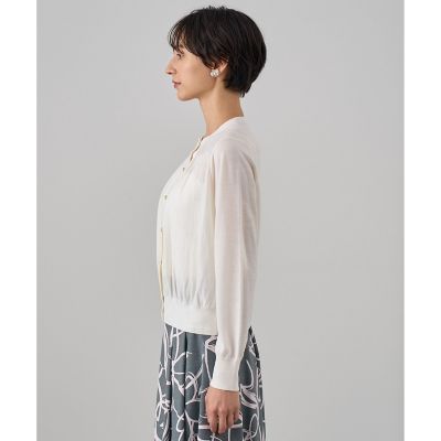 エキストラメリノギャザークルー カーディガン | ANAYI/アナイ | 三越